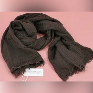 Laude The Label Gauze Scarf